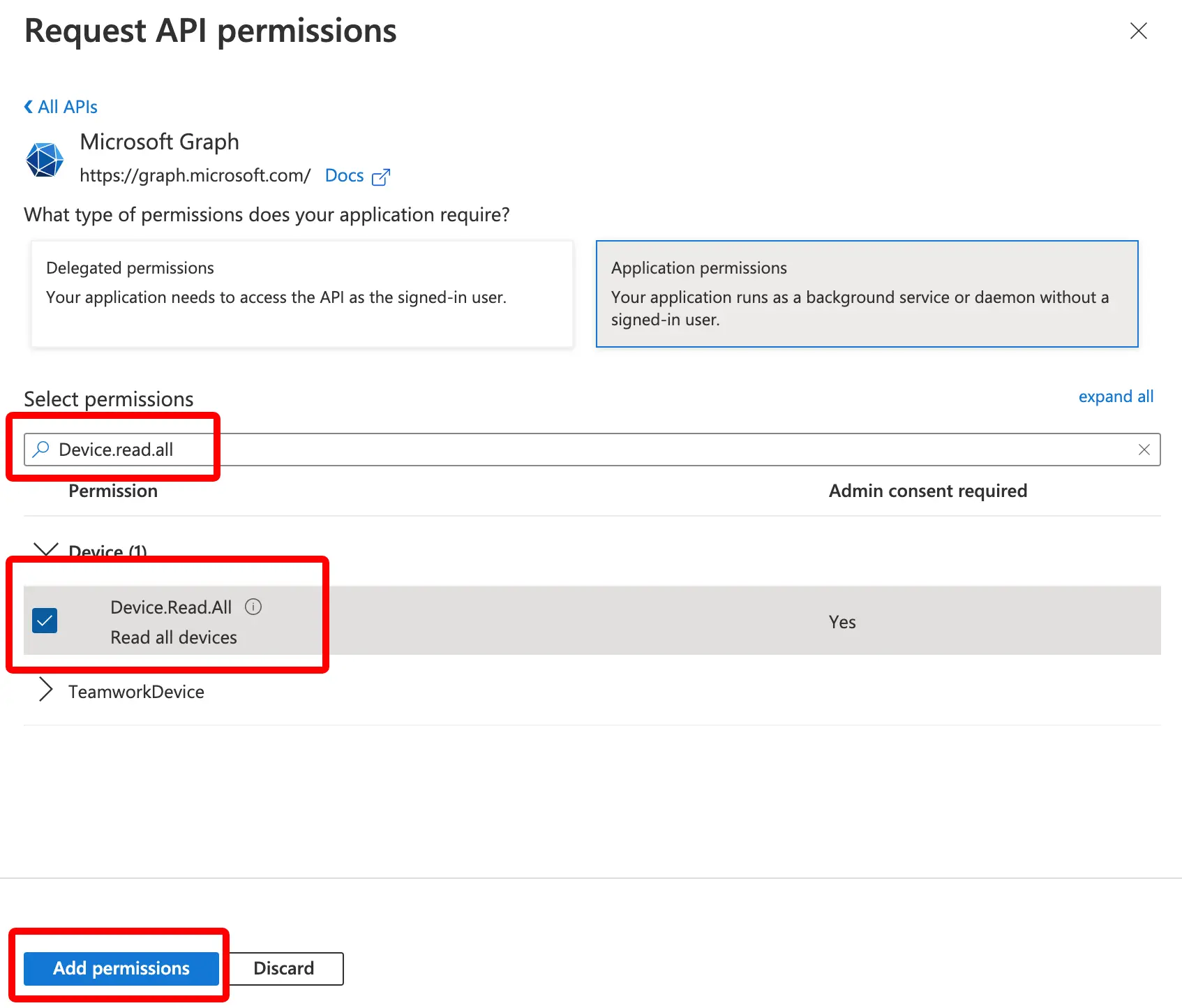 Microsoft Intune: Zugangsdaten in AssetNode eintragen