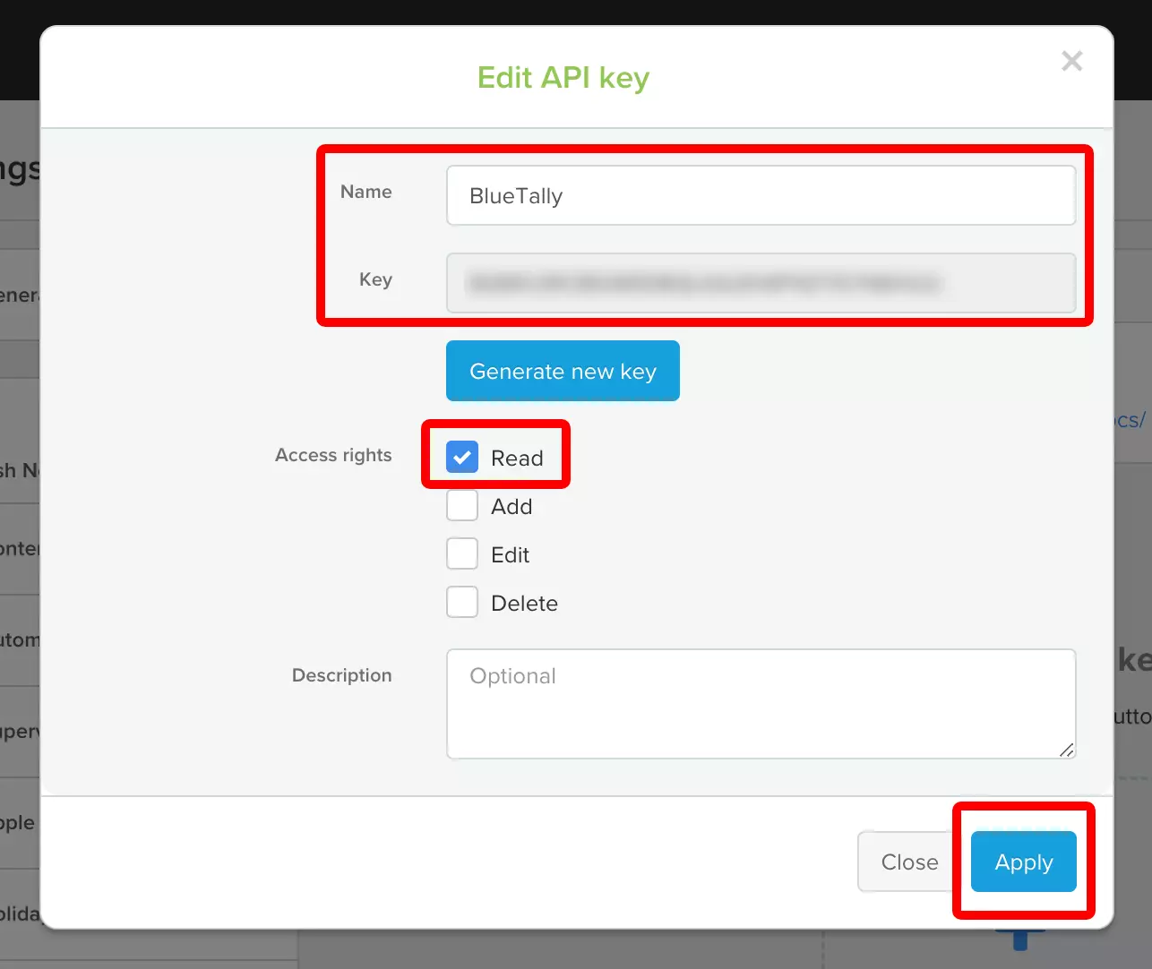 Jamf School: Crea una chiave API